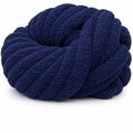 Navy Blue | #7 Super Chunky Chenille Yarn | 250g / 28–29 Yards