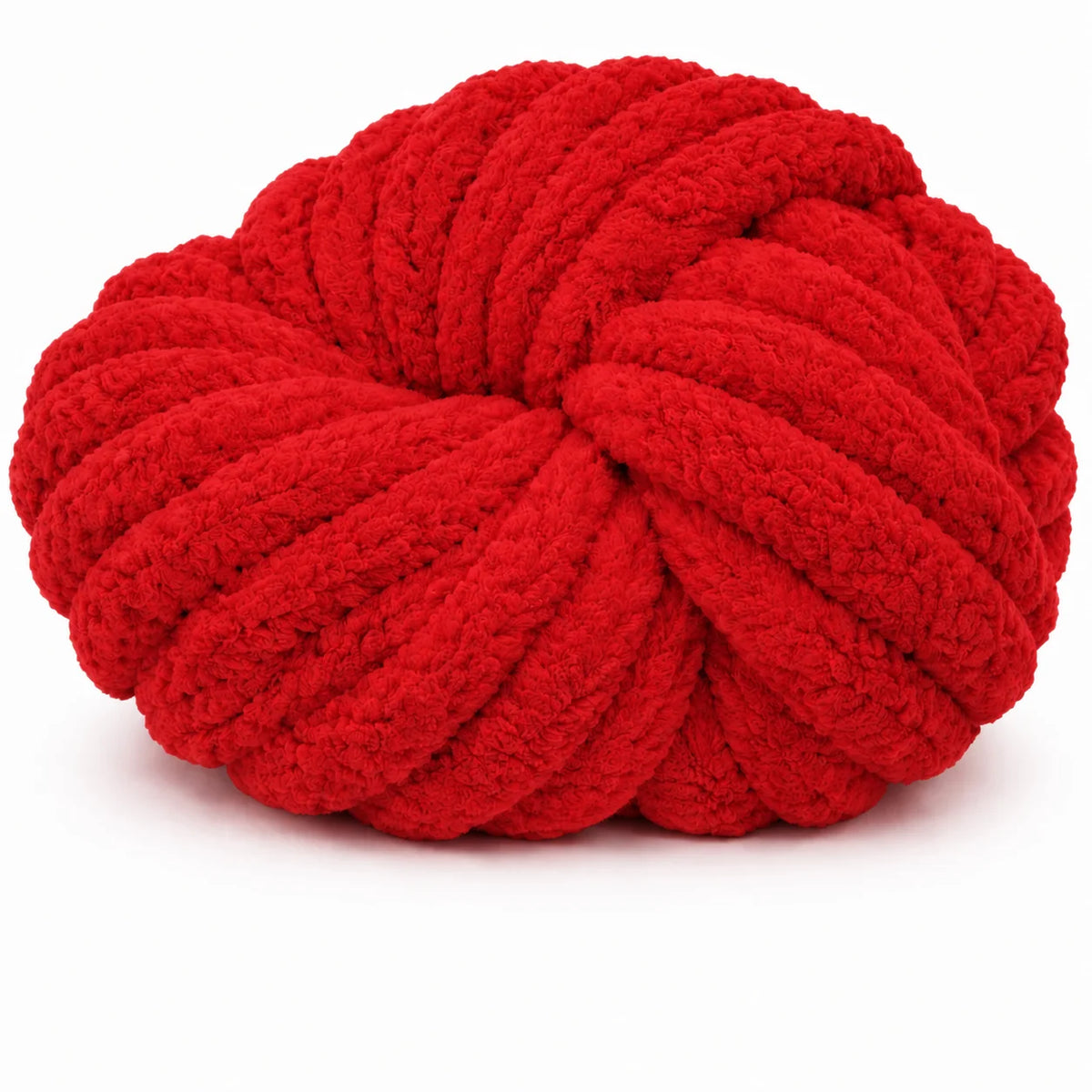 Red | #7 Super Chunky Chenille Yarn | 250g / 28–29 Yards