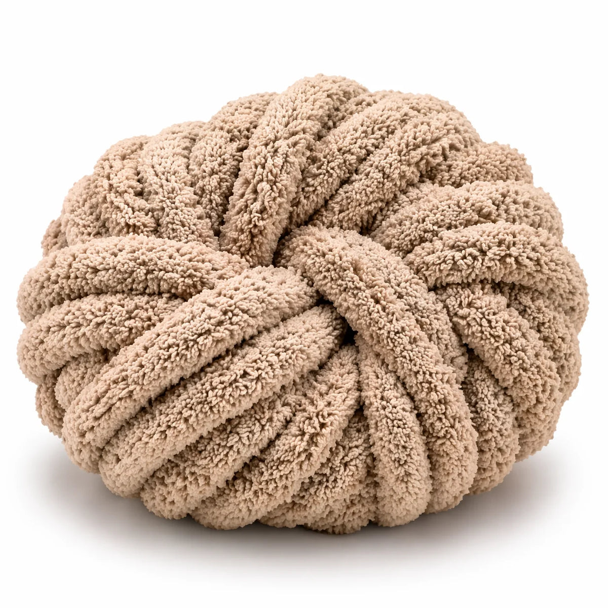 Teddy Brown | #7 Super Chunky Chenille Yarn | 250g / 28–29 Yards