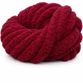 Ruby Red | #7 Super Chunky Chenille Yarn | 250g / 28–29 Yards