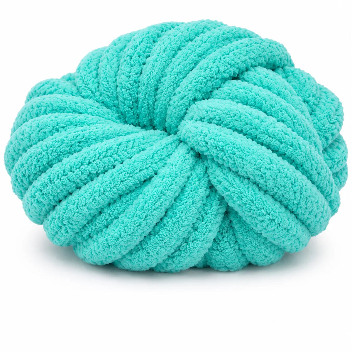 Turquoise| #7 Super Chunky Chenille Yarn | 250g / 28–29 Yards