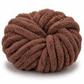 Brown | #7 Super Chunky Chenille Yarn | 250g / 28–29 Yards