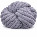 Grey | #7 Super Chunky Chenille Yarn | 250g / 28–29 Yards