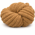 Teddy Tan | #7 Super Chunky Chenille Yarn | 250g / 28–29 Yards