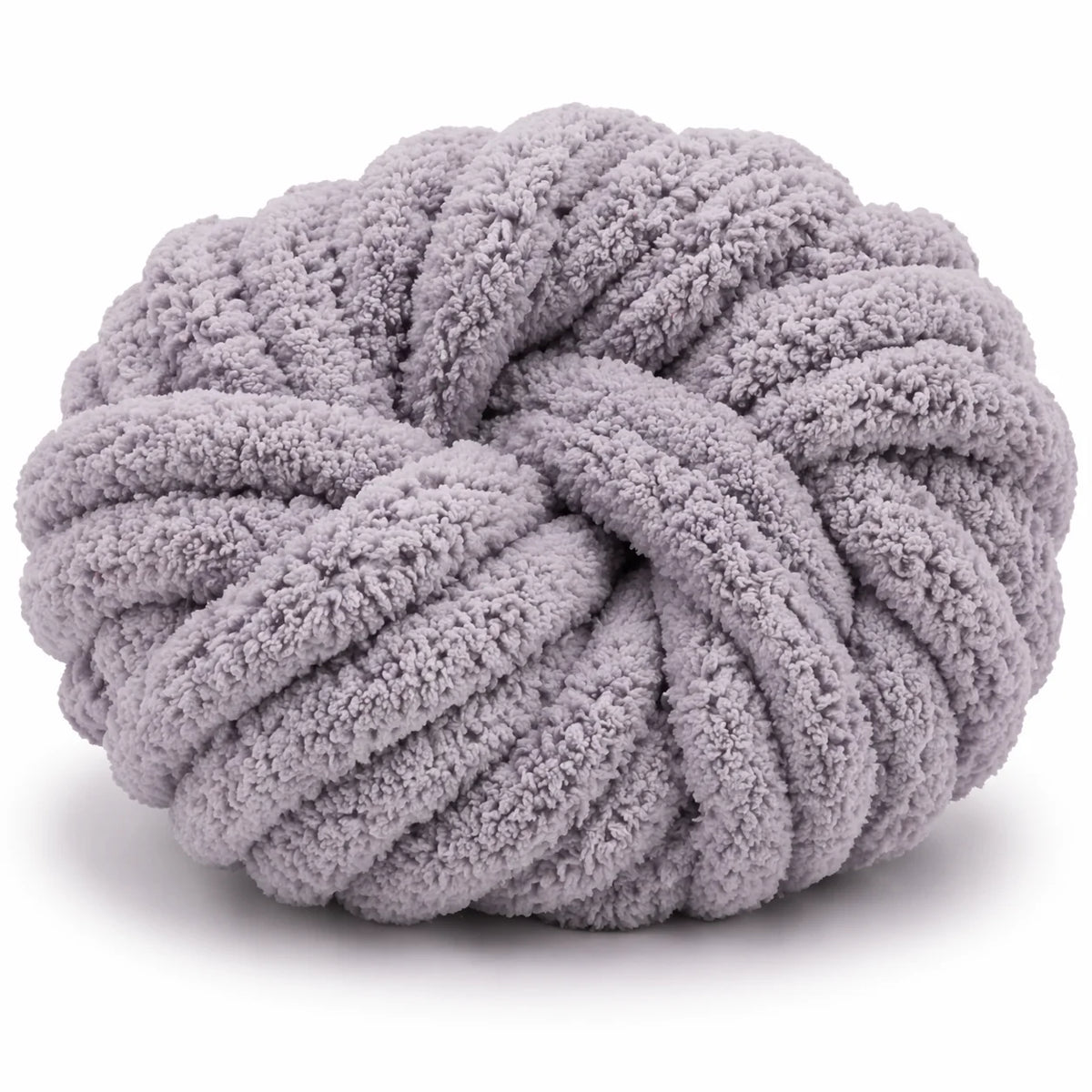 Stone Grey | #7 Super Chunky Chenille Yarn | 250g / 28–29 Yards