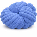 Classic Blue | #7 Super Chunky Chenille Yarn | 250g / 28–29 Yards