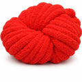 Rose Red | #7 Super Chunky Chenille Yarn | 250g / 28–29 Yards