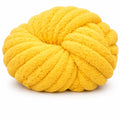 Mustard Yellow | #7 Super Chunky Chenille Yarn | 250g / 28–29 Yards