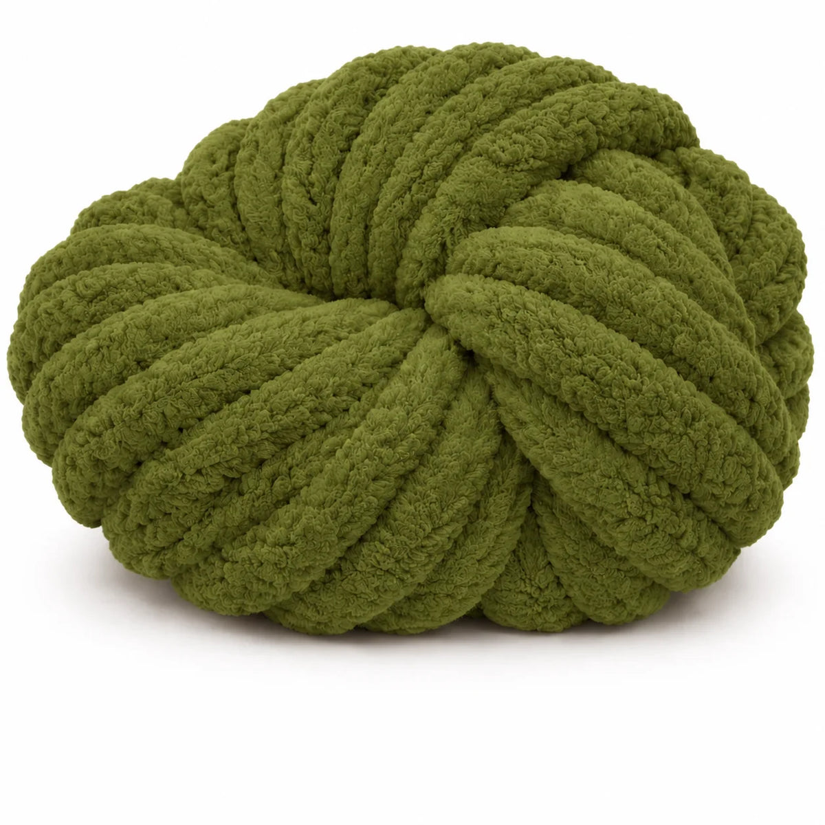Moss Green | #7 Super Chunky Chenille Yarn | 250g / 28–29 Yards