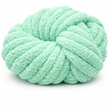 Seafoam Green | #7 Super Chunky Chenille Yarn | 250g / 28–29 Yards
