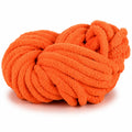 Bright Orange | #7 Super Chunky Chenille Yarn | 250g / 28–29 Yards