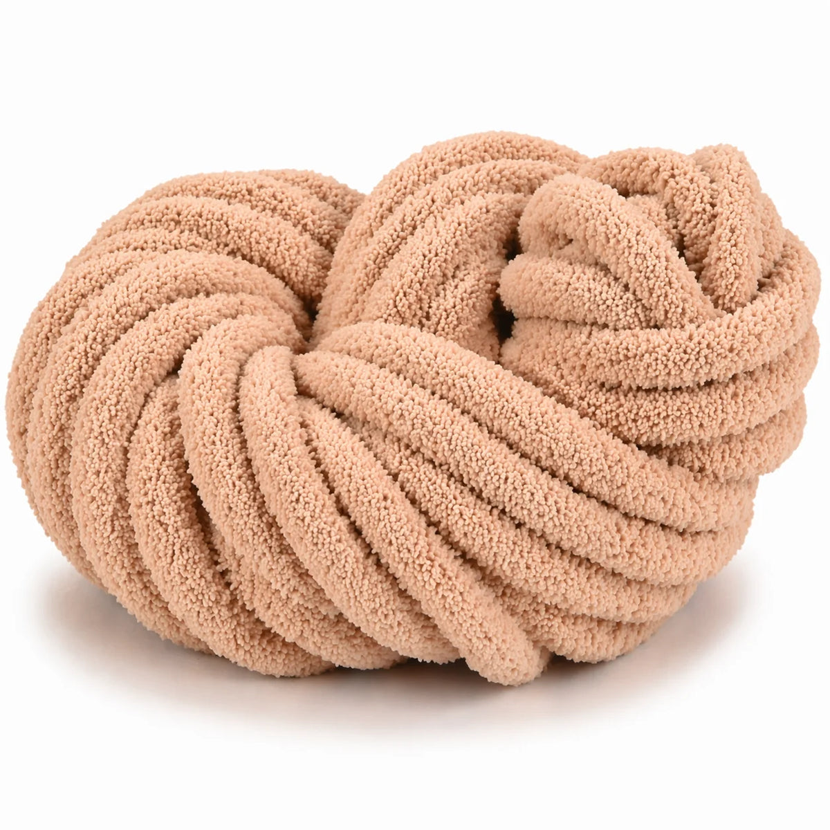 Oat Beige | #7 Super Chunky Chenille Yarn | 250g / 28–29 Yards